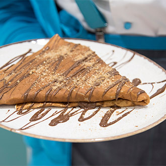 κρέπα-πραλίνα-μπισκότο